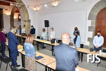 El Calero, con la voz de Pilar González, se posiciona contra la pandemia de la violencia machista/Francisco Javier Santana.